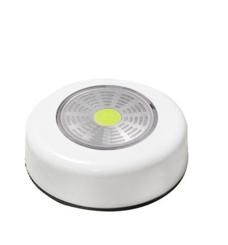 3pcs COB LED Under Cabinet Light with Adhesive Sticker Wireless Wall Light Cabinet Cupboard Drawer Cupboard Bedroom Kitchen Night Light