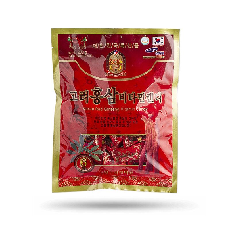 Kẹo sâm Hàn Quốc 200g Kẹo sâm Vitamin Hàn Quốc Monweekly