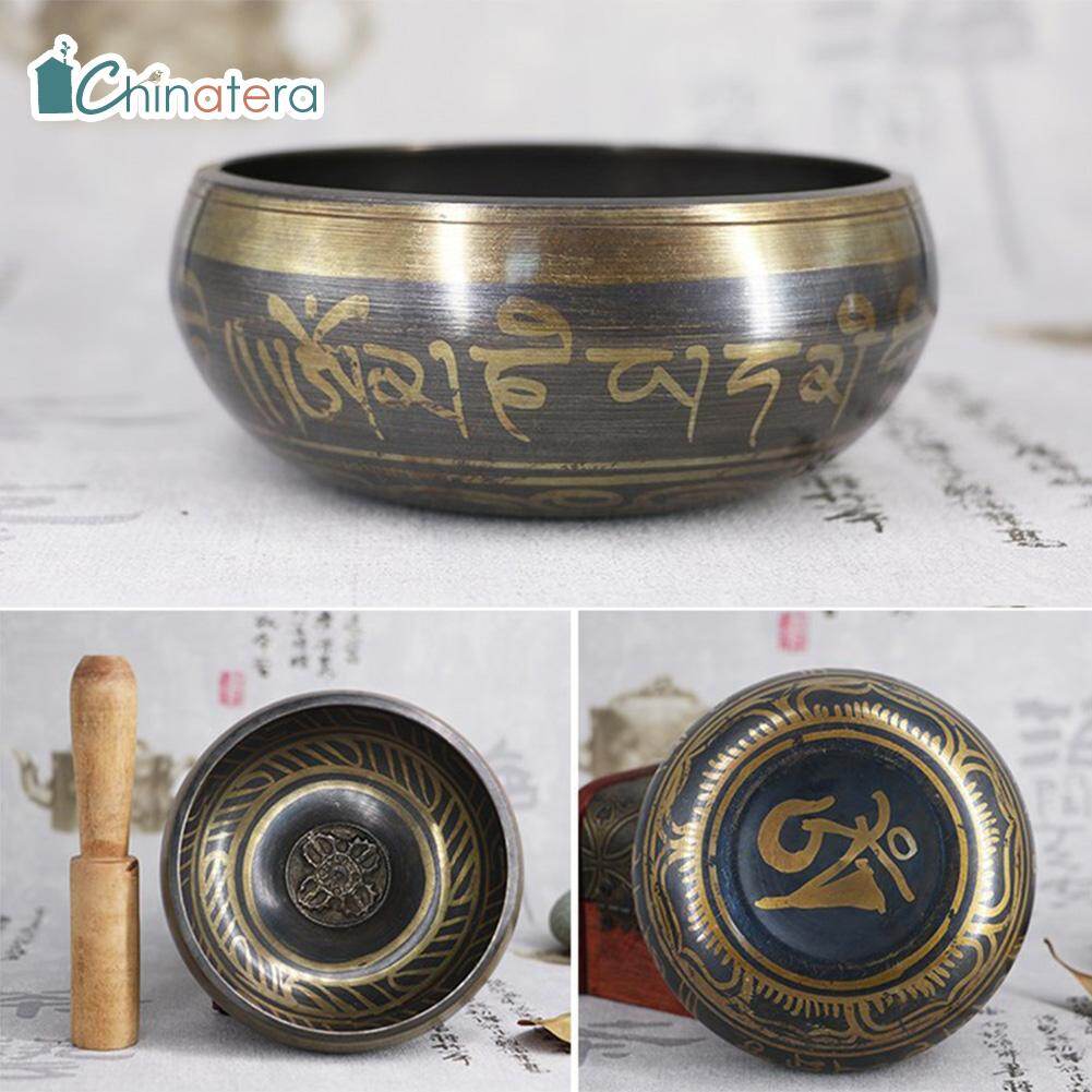 Handmade Tibetan Copper Buddhist Meditation Bell for Yoga Practice - Chinatera-INTL