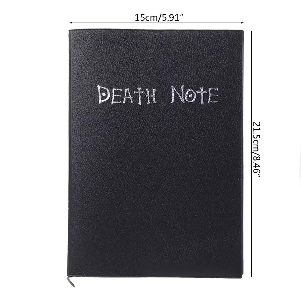 INAPO for Gift Collectable Anime Leather Diary Journal Death Note Pad Death Note Notebook Feather Pen