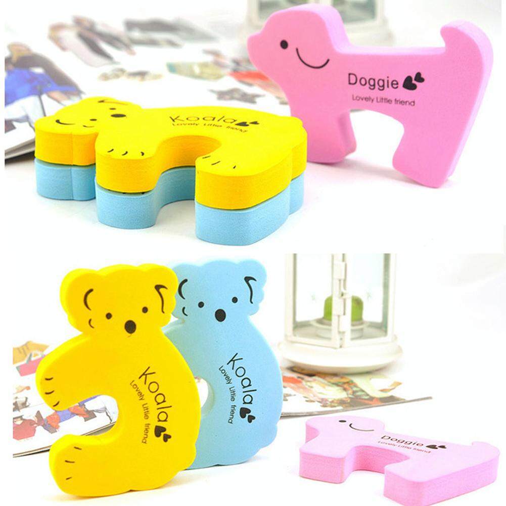 3 Pcs Children/'s Cartoon Cute Animals Card Clamp EVA Blocked Door Stopper Hot