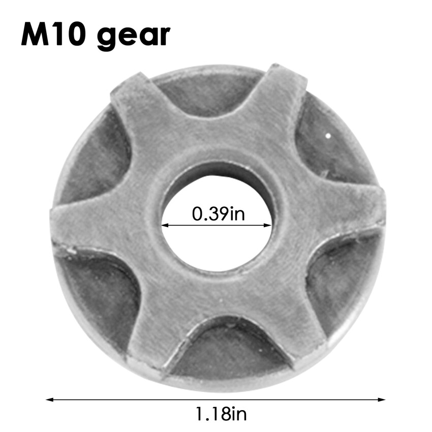 Replacement m10/m14/m16 chainsaw gear 100 115 125 150 180 angle grinder gear sawing sprocket chain wheel for chainsaw bracket