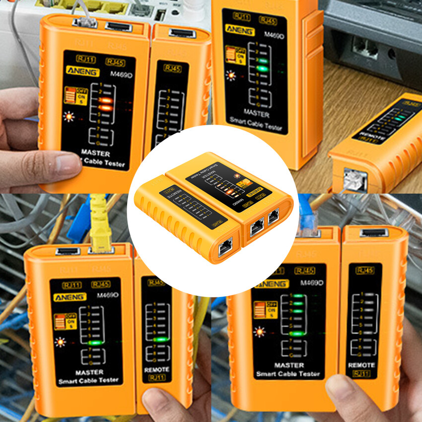 Cable Lan Tester Network Cable Tester RJ45 RJ11 LAN Cable Tester Networking Tool Network Repair