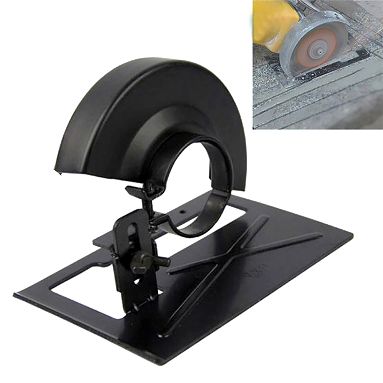 lentils Protective Angle Grinder Holder with Protective Case Easy to Install Accessories Useful Angle Grinder Support for DIY