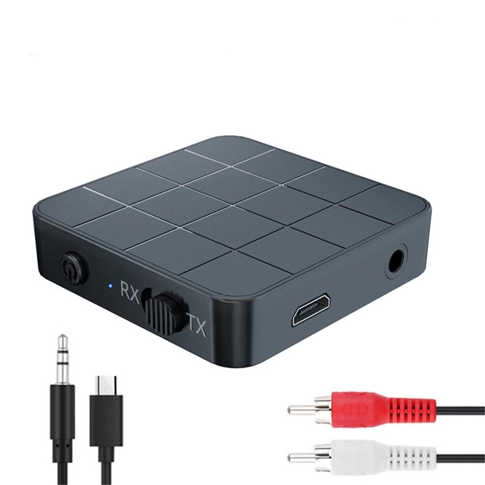 Bluetooth-compatible 5.0 audio receiver transmitter aux rca 3.5 3.5mm jack stereo music wireless adapter usb dongle for car tv pc headphone