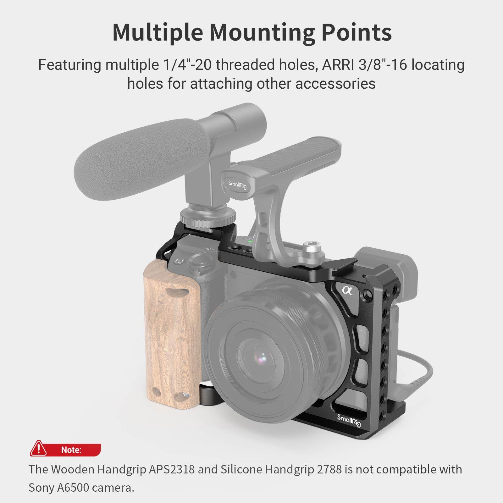 SmallRig Lồng A6400 cho máy ảnh Sony A6100/A6300/A6400/A6500 CCS2310