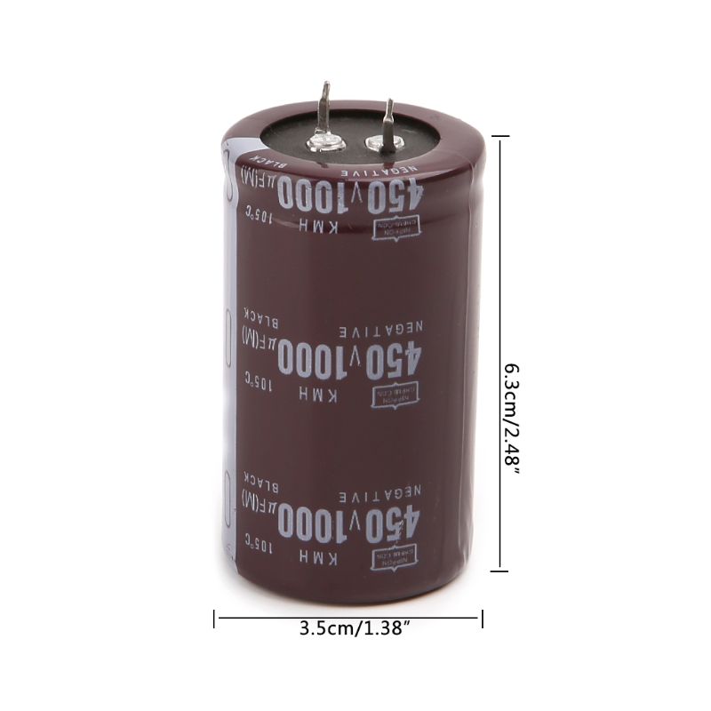 Tụ Điện Điện Phân Nhôm 450V 1000UF Tần Số Cao Thể Tích 35X60