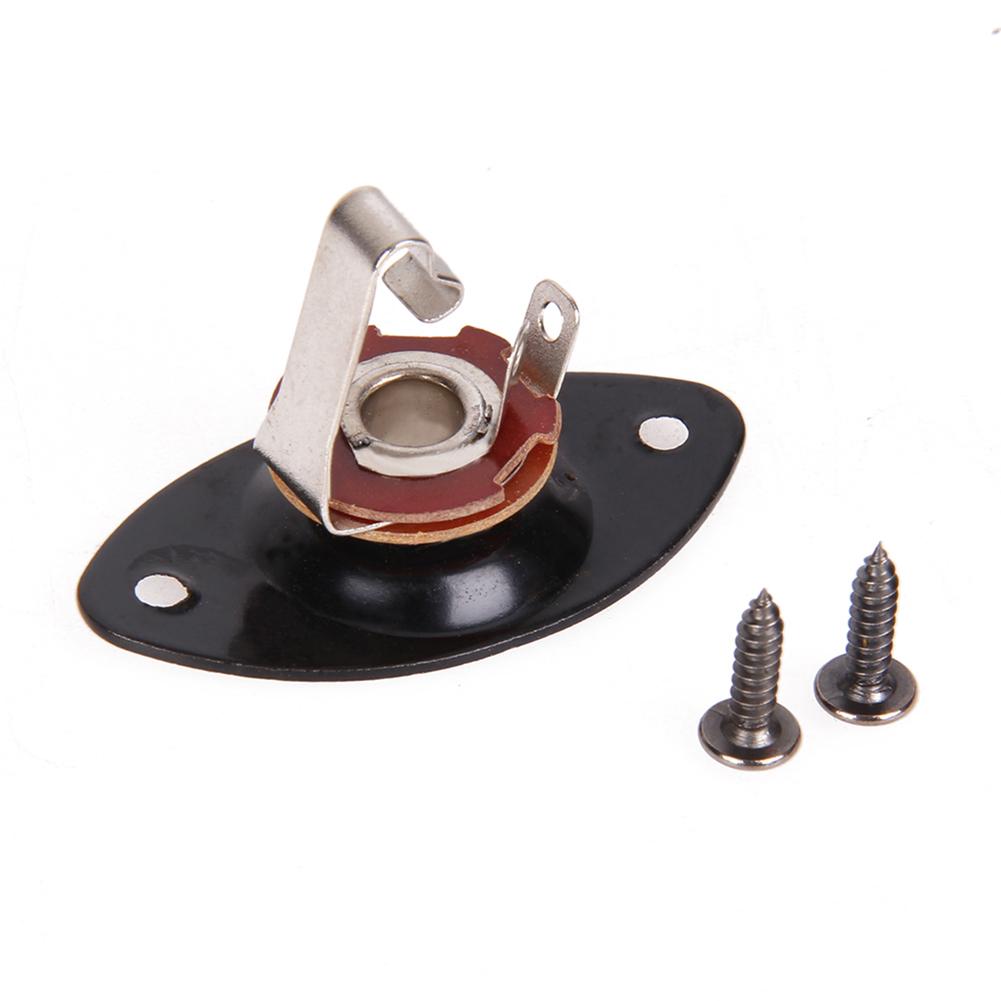 KOKKO Ổ Cắm Hình Bầu Dục & Ốc Vít Cho Guitar Điện