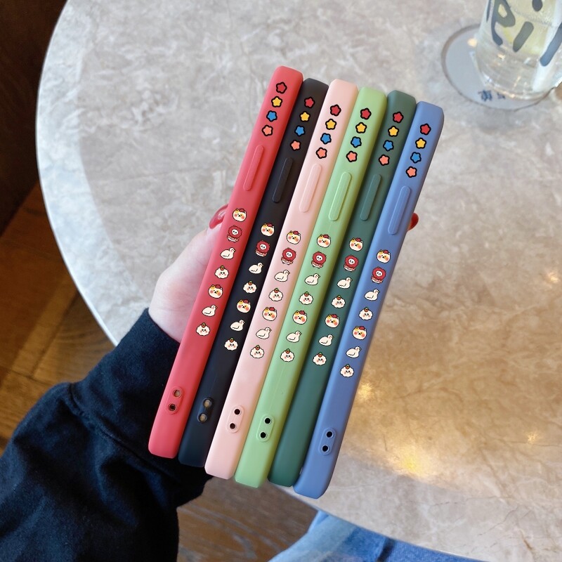 For Samsung galaxy Note 10 Note 10 LITE Note 10 PLUS Note 20 Note 20 ULTRA Note 8 Note 9 Case with funny cartoon duck shockproof soft thin Back Cover Liquid Silicone Pattern Camera Full Lens protector cases phone casing