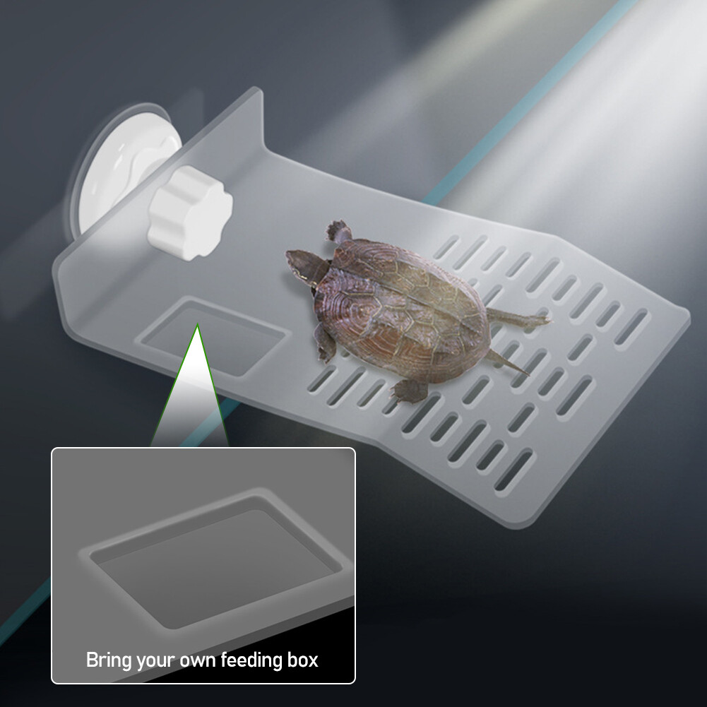 Lớn Trong Suốt Rùa nền Sưởi Bể Cá Aquarium Nền Tảng Rùa Nghỉ ngơi hút mạnh Nền Tảng Với 2 giác hút