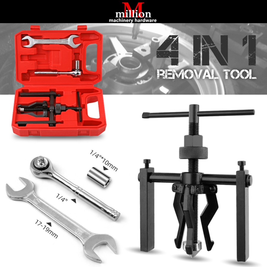 millionhardware (4 in 1) 3 Jaws Pilot Inner Bearing Puller Internal