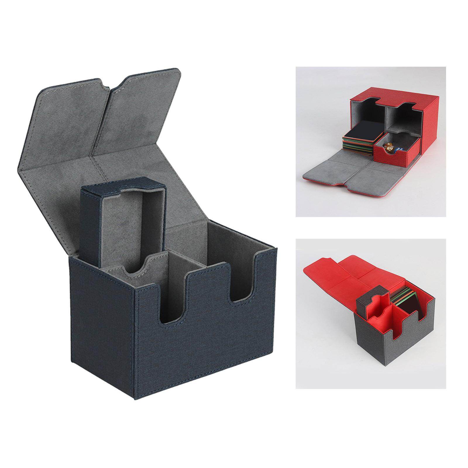 Loviver 160 Card Deck Storage Box Collectible Cards Container for MTG TCG Card Case Holder