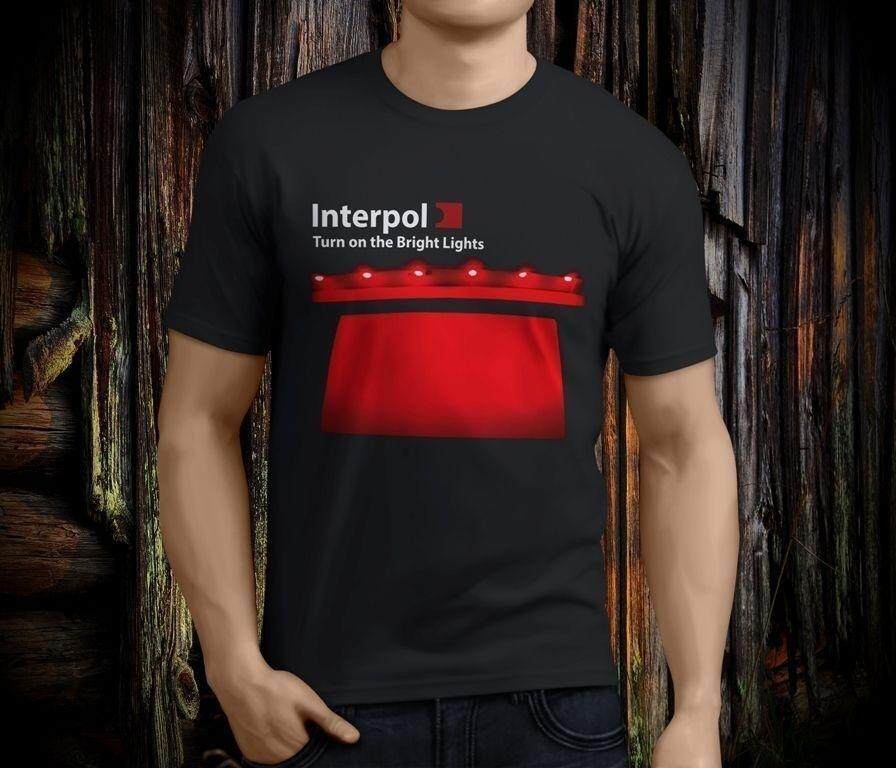 interpol band t shirt