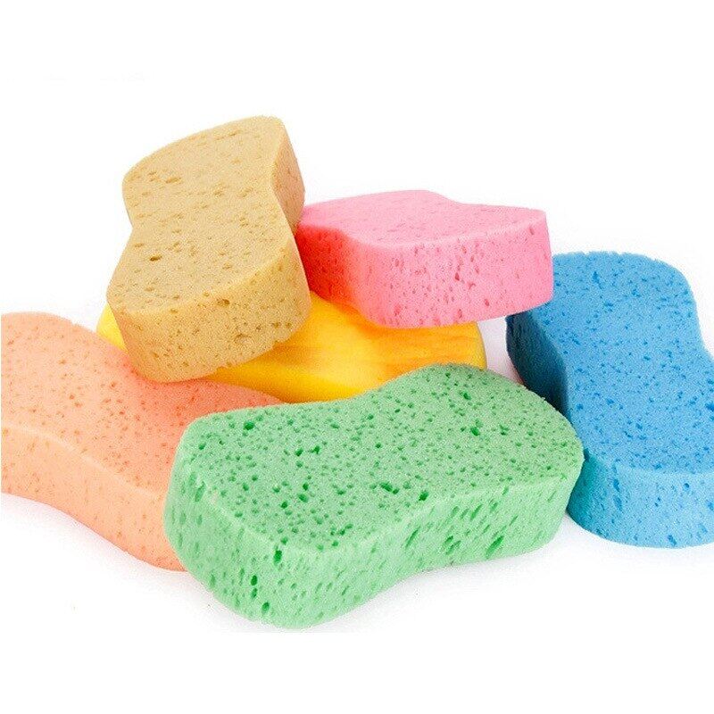 Portable Durable Foam Car Auto Cleaning Clean Wash Washing Sponge Multipurpose Random Color 1pc