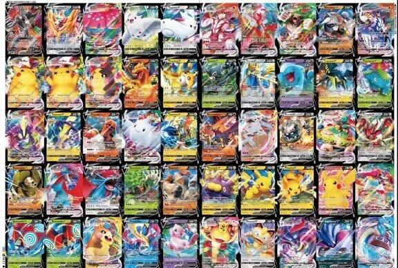 Pokemon 100pcs French Cards Pikachu Dracaufeu Lokhlass Salarsen Vmax Drattak Victini Torgamord Collection Trading Card Game Toys Lazada Singapore