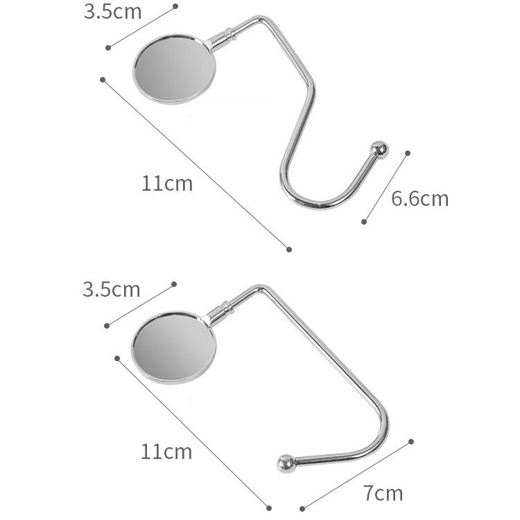 Folding Bag Hook Hanger Purse Handbag Holders Table Organizer Office Desk Side Hook