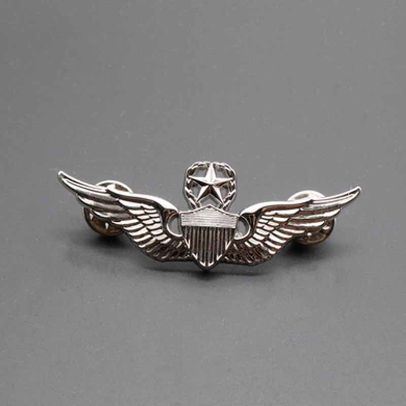 Insignia Airline Captain Shirts Uniform Accessories USA Army Metal Badge Gold Navy Army Breastpin Badges Fan Collection