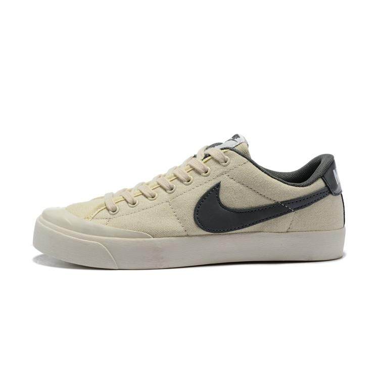 Asli NIKE SB BLAZER Zoom Rendah Xt Sepatu Wanita Sepatu Olahraga Khaki Hitam