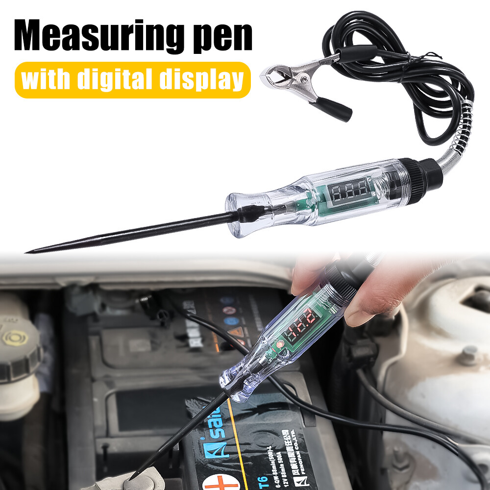 High Quality Auto Circuit Tester Truck Voltage Tester Circuit DC 6V 12V 24V Auto Circuit Tester Auto Diagnostic Probe Test Pen