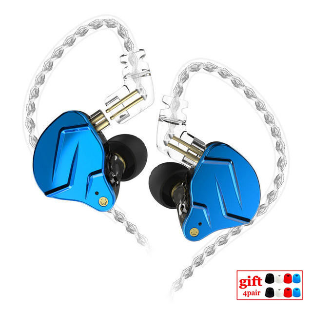 KZ ZSN Pro X 1BA+1DD Hybrid Driver In Ear Earphone HIFI Bass Earbuds Metal Monitor Earphone Sport Headset KZ ZSTX ZSN PROX ZSX