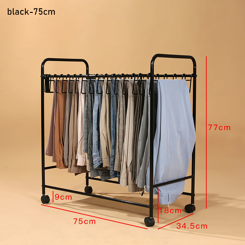 JJT hanger hanger clothes drying rack hanger trouser storage rack, hanger, maneuverable, multi-purpose wardrobe multi tier trouser rack clothing classification storage rack