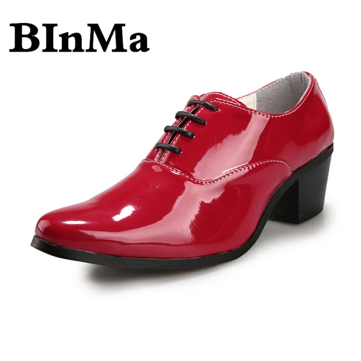 mens red dress shoes discount