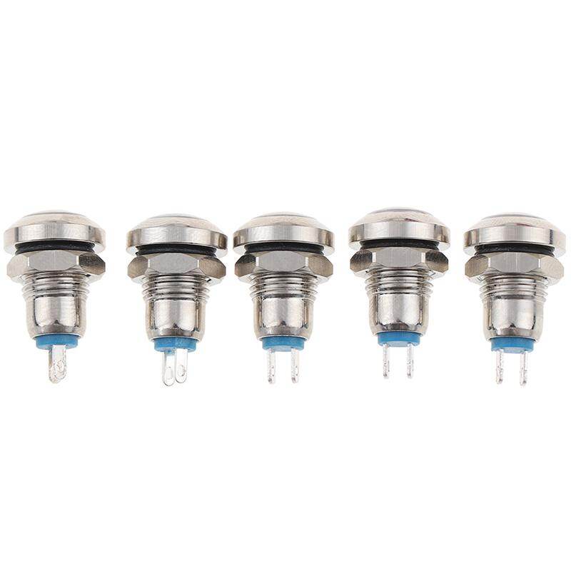 HITN 8mm mini metal push reset button switch on off high head switch push button