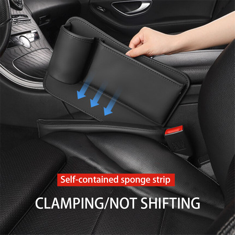SEAMETAL Universal Car Storage Box Multi-function Organizers Auto Seat Central Control Plug Seat Gap Storage Bag
