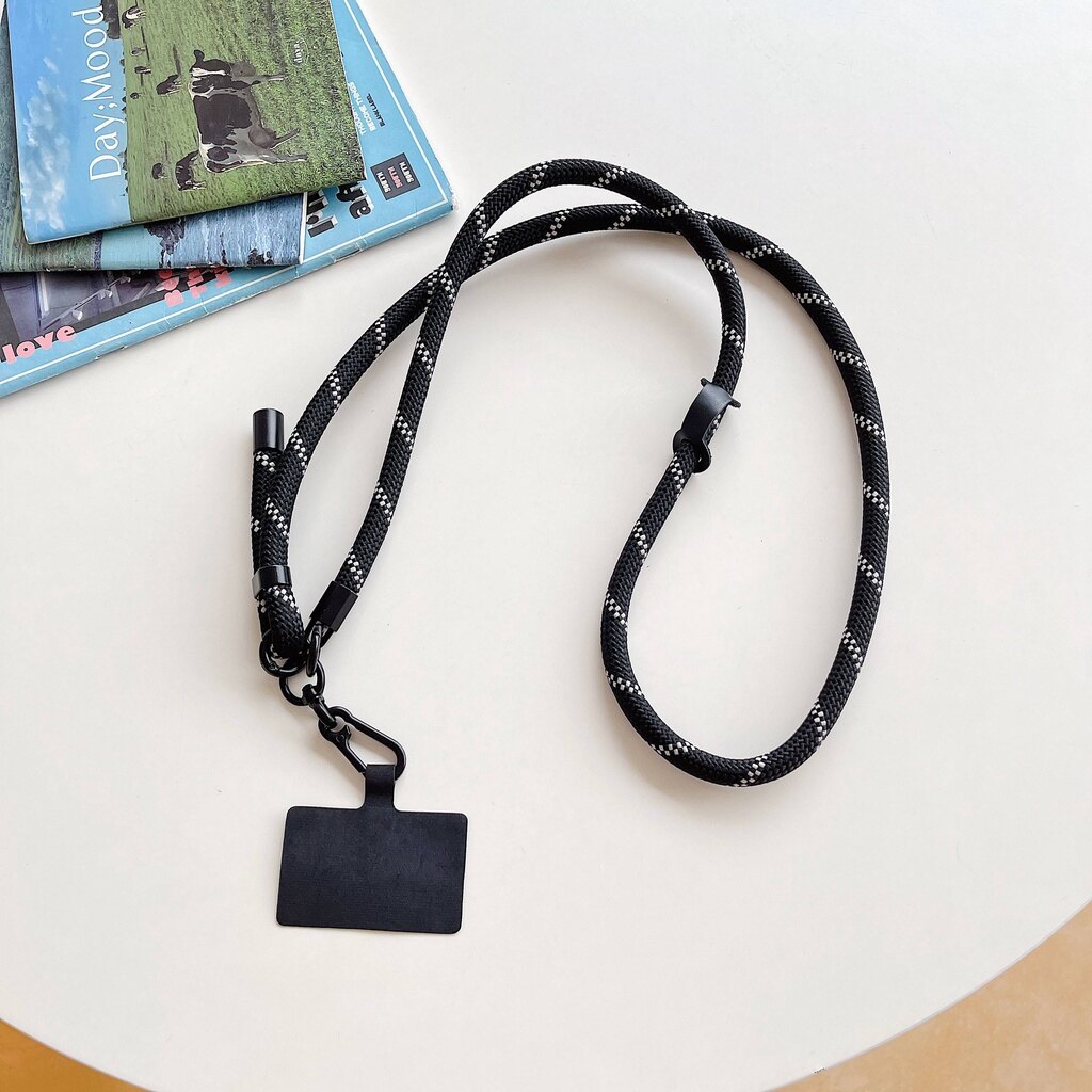 Universal Adjustable Phone Lanyard Anti-lost Lanyard Strap Detachable Colorful Neck Cord Phone Safety Tether Keychain Chain Rope