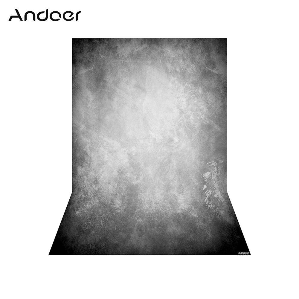 Andoer 1.5 x 2.1m/5 x 7ft Photography Background Grey Retro Wall Backdrop for DSLR Camera Photo Studio Video Weeding Decor