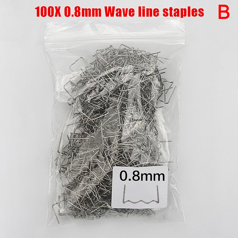 Qiuq kupanny 100 chiếc đinh hàn sửa chữa nhựa ô tô đinh dập sóng cắt sẵn tiêu chuẩn