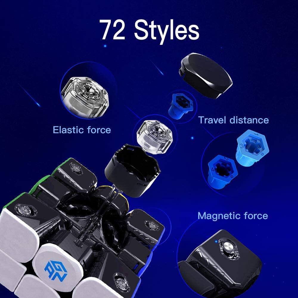 GAN 356 XS, Gans 3x3 Magnetic Speed Cube 356XS Magic Cube (Stickerless)