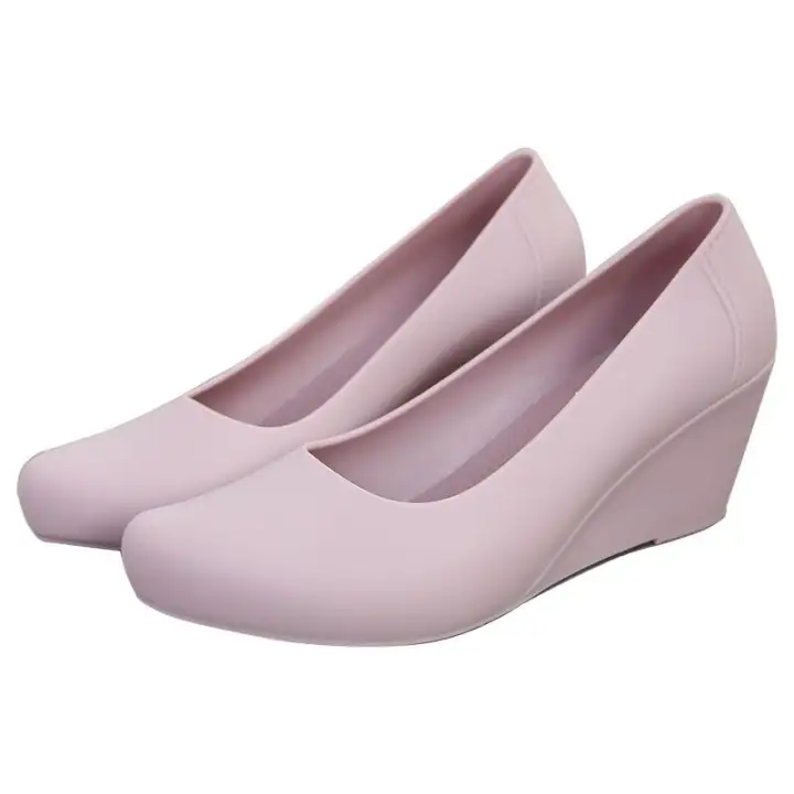 high heel jelly shoes
