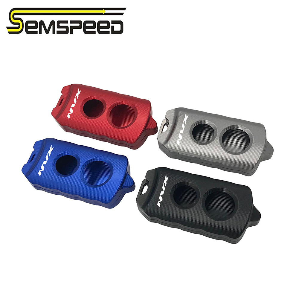 SEMSPEED Motorcycle 3D Remote Control Keychain Key Chain Case Cover For Yamaha NVX 155 150 125 NVX155 2015-2019 2020 2021 2022 2023