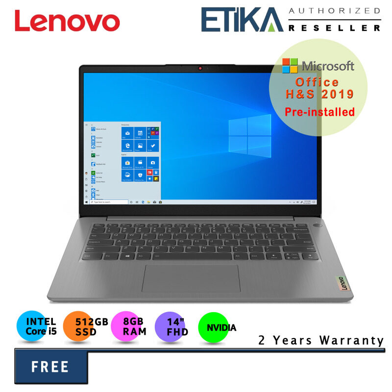 Lenovo IdeaPad 3 14ITL6 82H700DBMJ 14 FHD Laptop (Intel i5-1135G7/ 8GB/ 512GB SSD/ MX350 2GD5/ W10+H&S) Malaysia