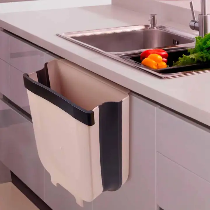 Bumblebaa Hanging Trash Can For Kitchen Cabinet And Office Small