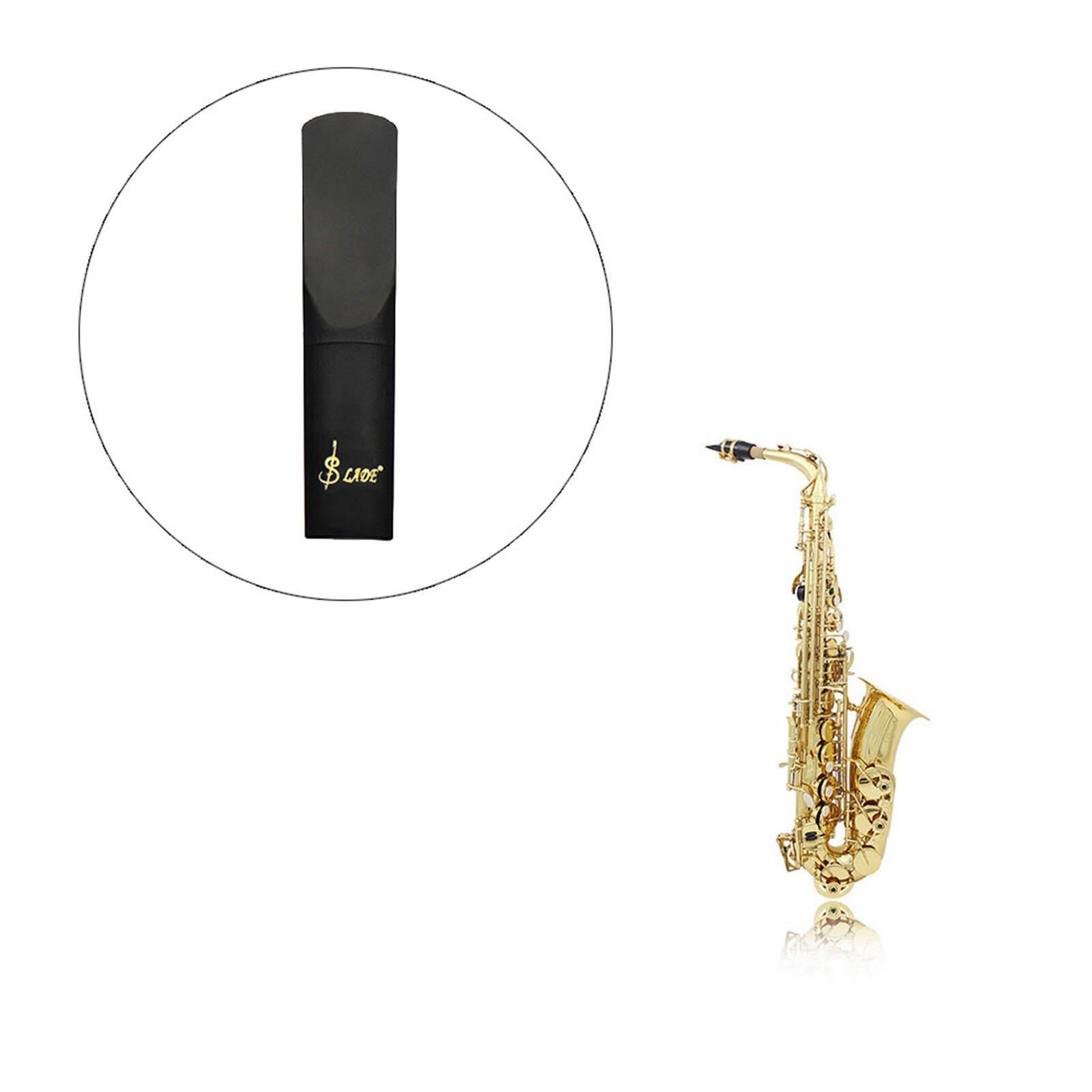 [ammoon]quà bí mật 2.5 sức mạnh ABS sậy cho alto EB Saxophone sax phụ kiện