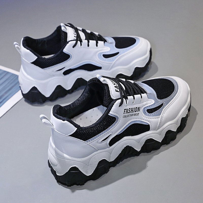 LAL sneakers&chunky sneakers with minimalist , light and airy and it has low top round toe for women
