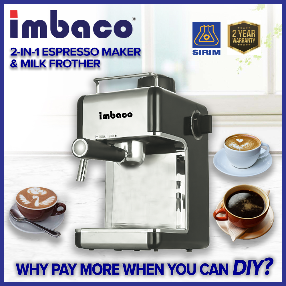 Imbaco|Apache Zespresso® [3-IN-1] Espresso Maker | Coffee Maker | Milk ...
