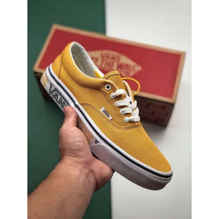 yellow vans low top