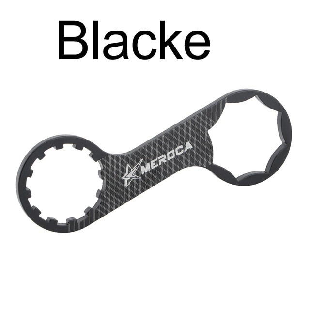 Meroca mtb bike fork shoulder wrench aluminum alloy bicycle front fork repair tools for xcr/xct/xcm/rst fork cap disassembly kit