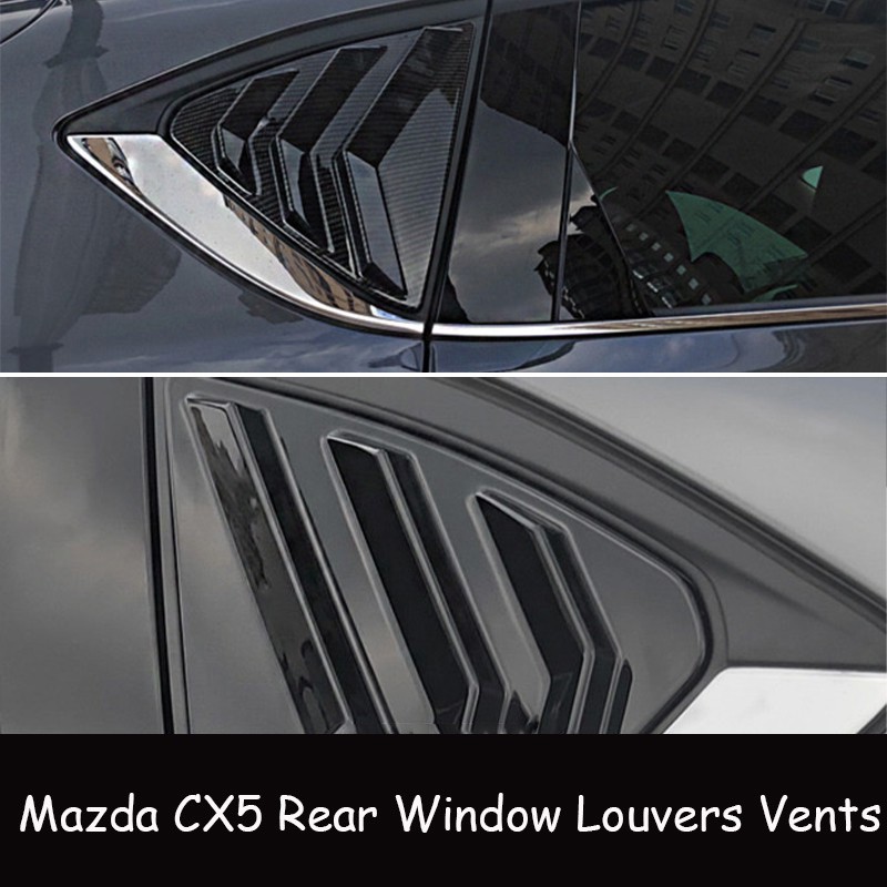 LAIFU Mazda CX5 2nd 2017-2020 Rear Window Louvers Vents