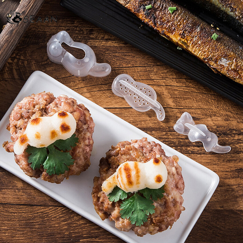 Bộ Dụng Cụ Làm Sushi Dụng Cụ Dã Ngoại Tự Làm Hình Mèo Kitty Khuôn Cơm Nắm Phụ Kiện Bento Thích Hợp Để Làm Bánh Mì Kẹp Bánh Quy 1 Chiếc