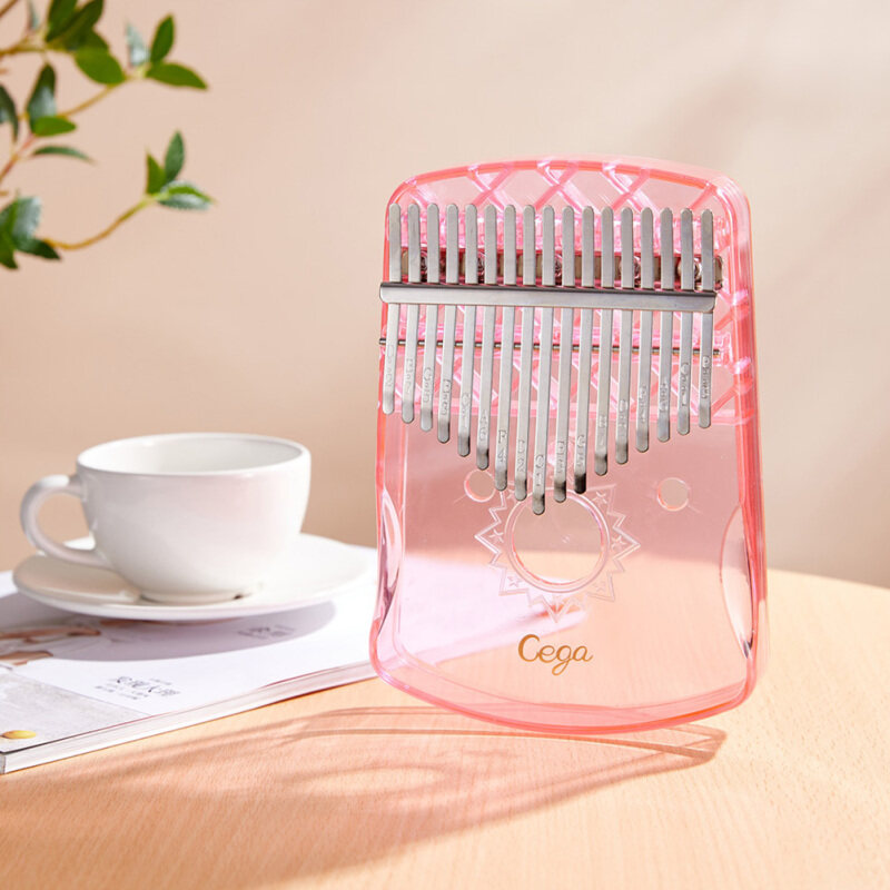 17 Keys Kalimba Thumb Piano Portable Transparent ABS Mbira Keyboard Finger Musical Instrument Malaysia