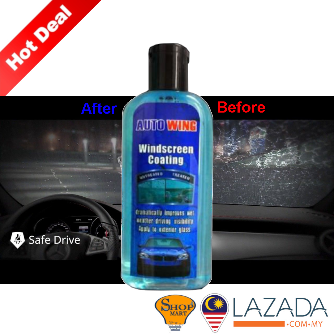 Auto Wing Nano Rain Water Repellant Windshield Windscreen Water Proof