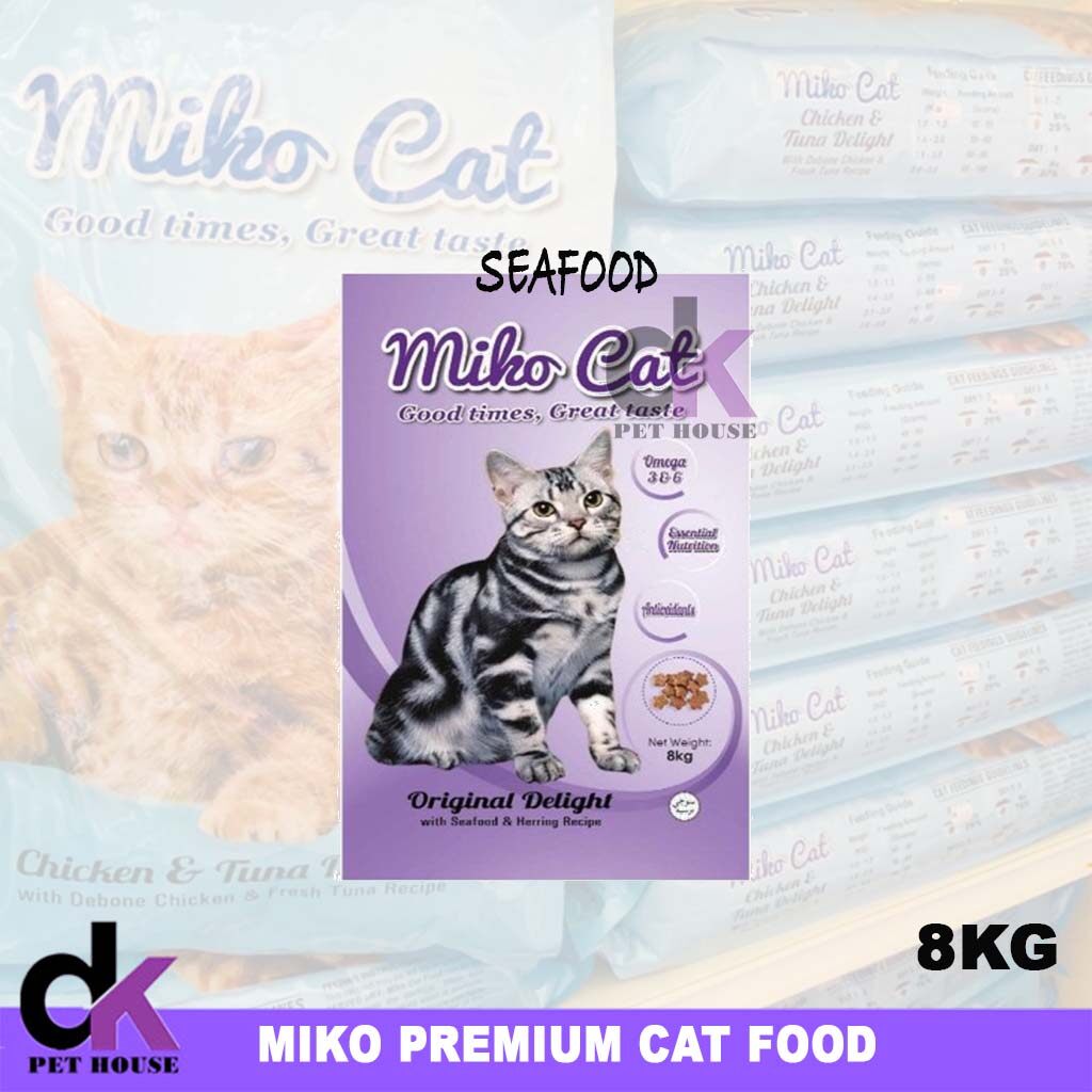 Miko Cat Food Seafood 8KG Lazada