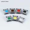 10 pcs Gateron สวิตช์ MX 3 PIN และ 5 PIN โปร่งใสกรณี MX สีเขียวสีน้ำตาลสวิทช์สีฟ้าคีย์บอร์ดแบบกลไก Cherry MX ใช้งานร่วมกับ