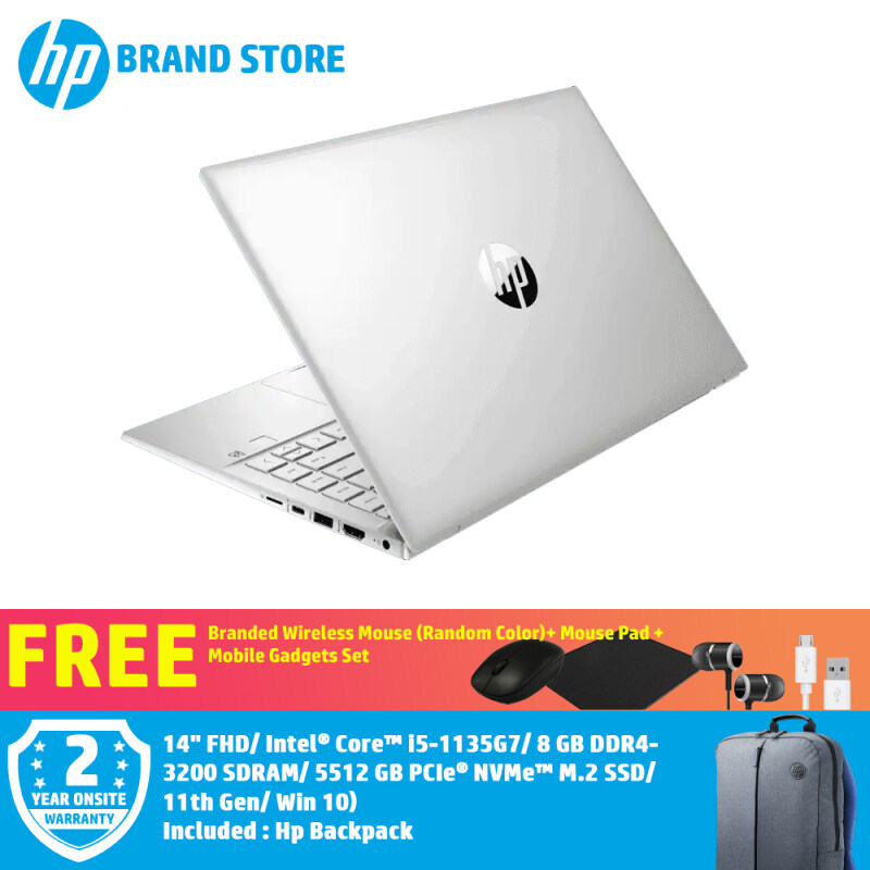 HP Pavilion Laptop 14-dv0070TX/14-dv0071TX/14-dv0072TX - (14IN FHD/ Intel I5-1135G7/8GB DDR4/ 512GB SSD/ MX450 2GB/Win10/Preload H&S) + Free Premium Gifts Malaysia