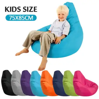 Unfilled Large Bean Bag Cover Indoor Outdoor Beanbag Garden Waterproof Kids Only No Filling