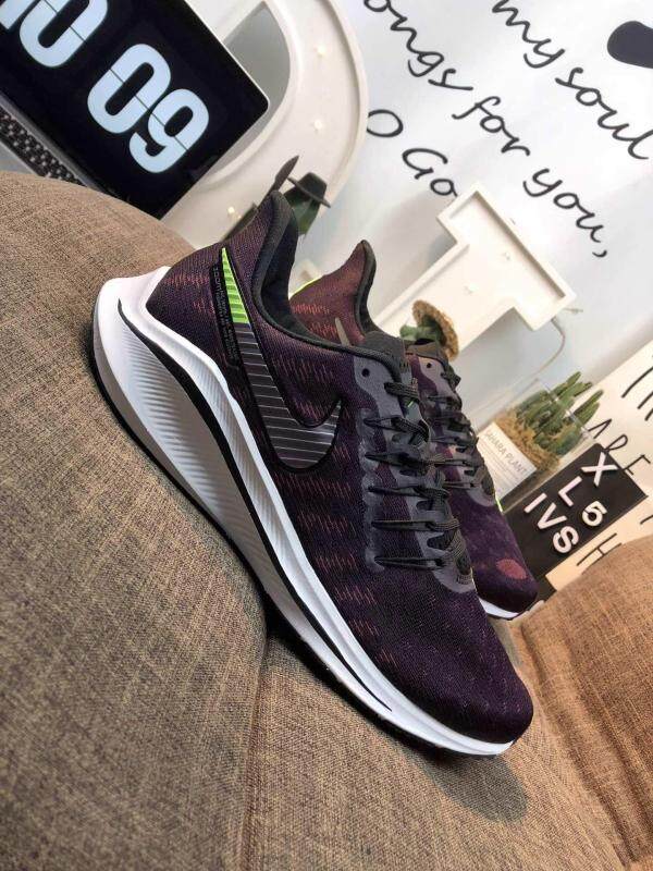 Flash! Resmi Fashion Laris! Nike_Air Zoom_VOMERO Sepatu Kets Lari Hitam Harga Grosir